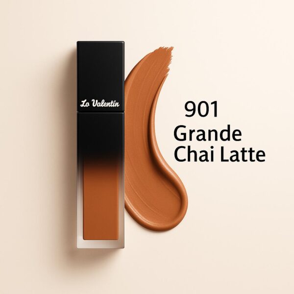 Le Valentin Day Long Lip Mousse Lipstick - Grande Chai Latte - 901 - Image 5