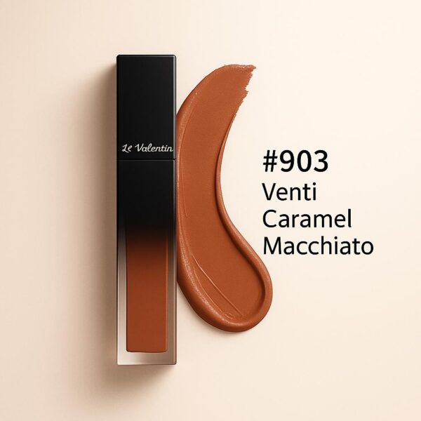 Le Valentin Day Long Lip Mousse Lipstick  - Venti Caramel Macchiato - 903 - Image 3