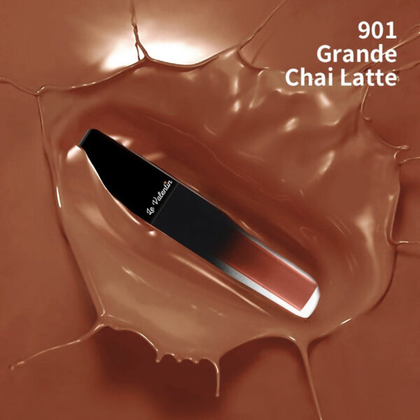 Le Valentin Day Long Lip Mousse Lipstick - Grande Chai Latte - 901 - Image 2